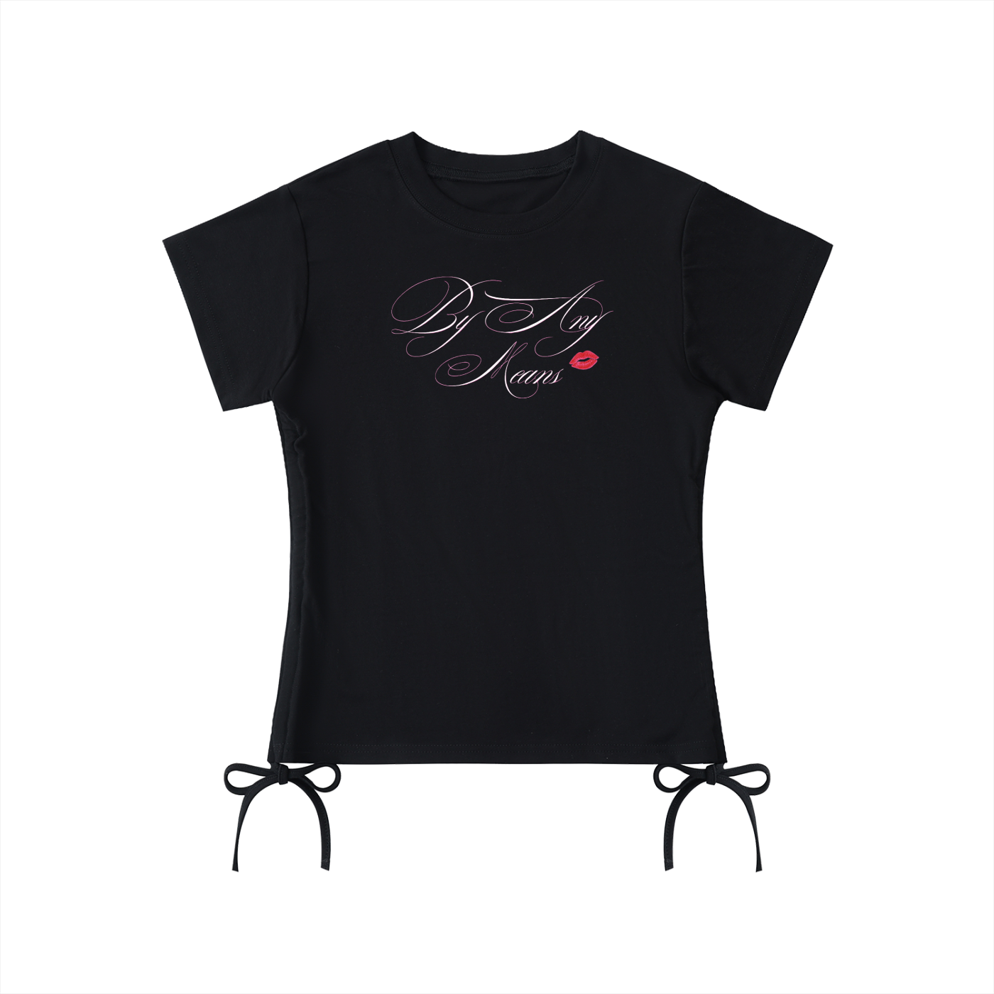 Kiss Mark Drawstring T-Shirt