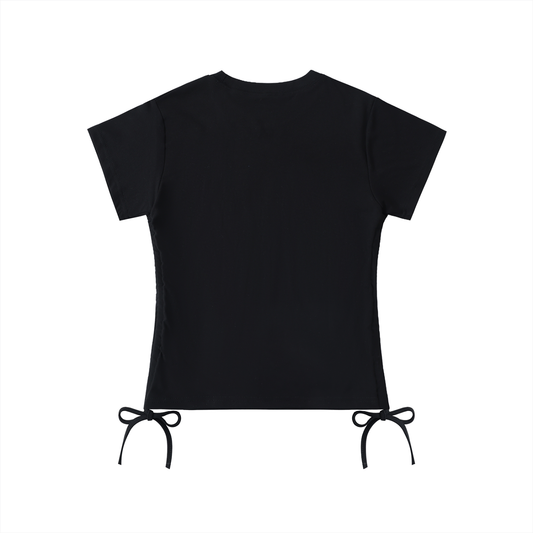 Kiss Mark Drawstring T-Shirt