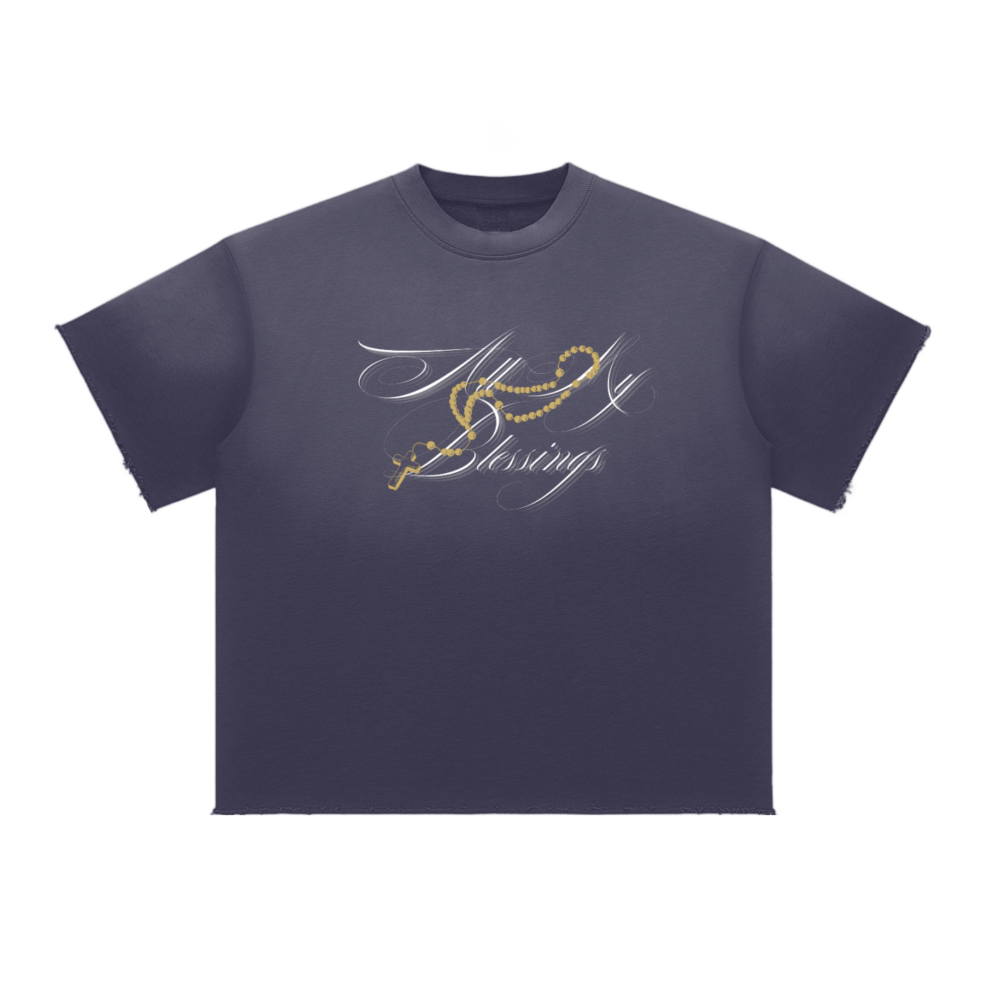 A.M.B Sun Fade Raw Edge T-Shirt