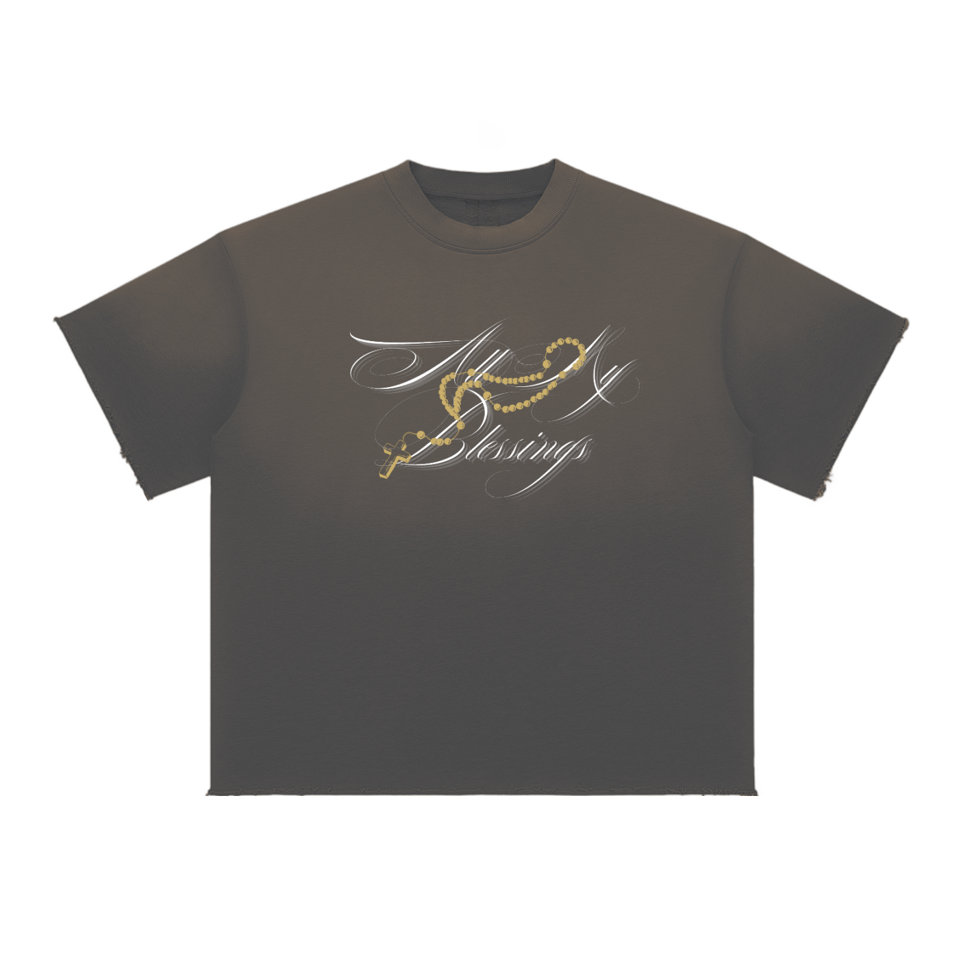A.M.B Sun Fade Raw Edge T-Shirt