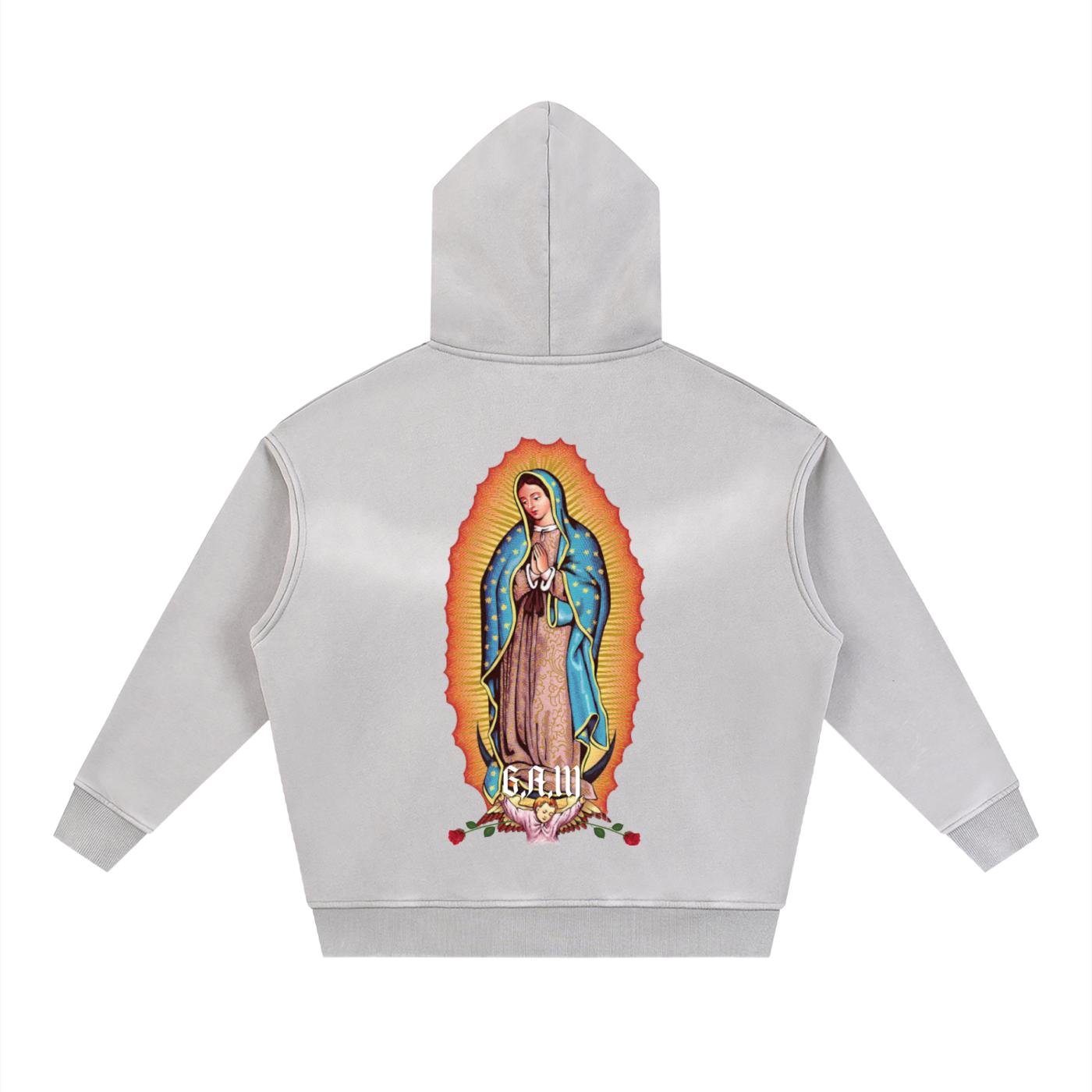 Sunfade Two-way Zipper Boxy Fleece Hoodie