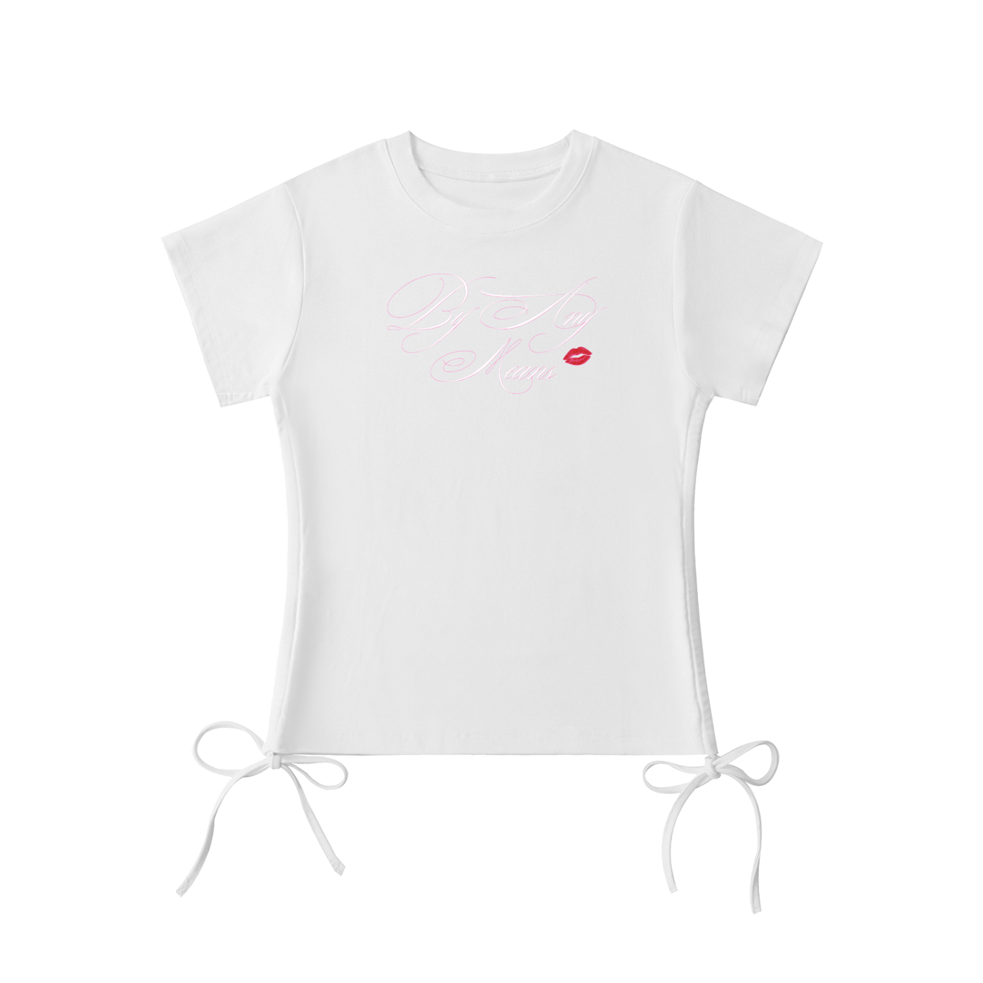 Kiss Mark Drawstring T-Shirt
